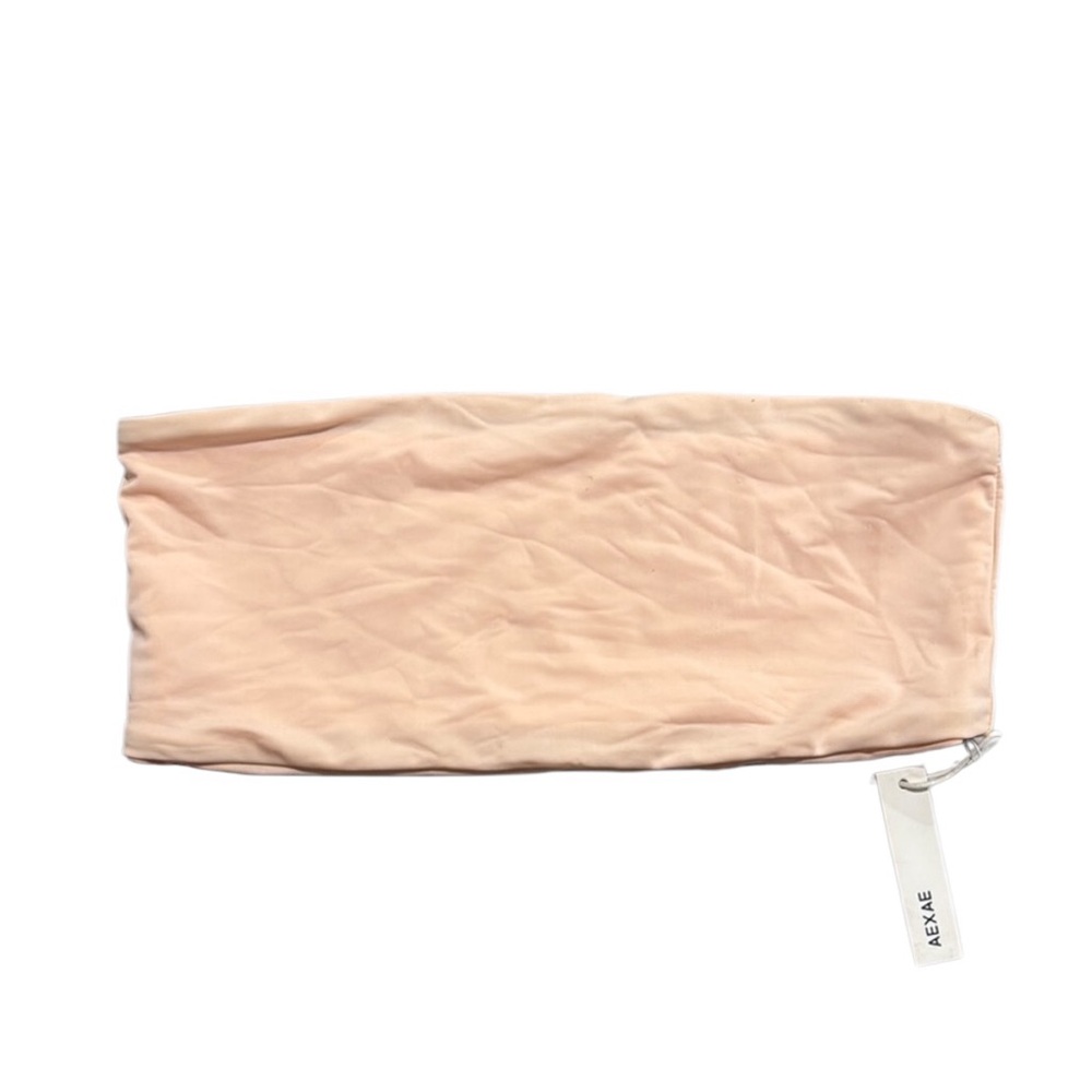 Aexae Light Pink Strapless Bikini Top